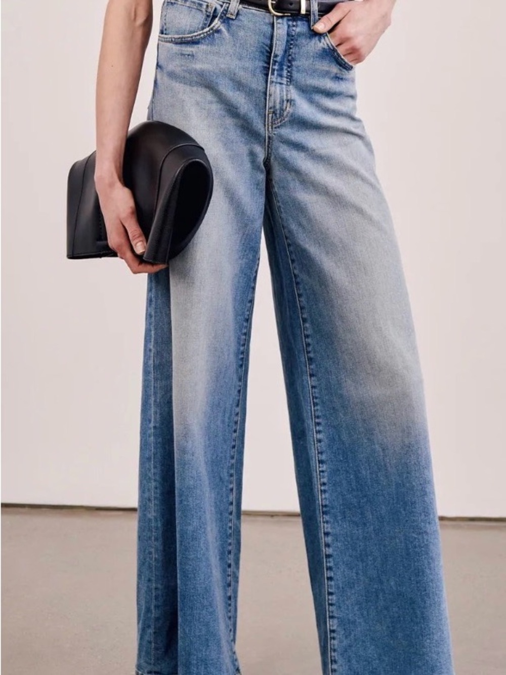Nili Lotan Josette Wide-Leg Jeans